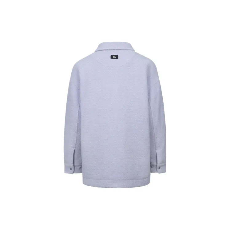 EVISU AW23 Shirt Coat Women's Purple-1