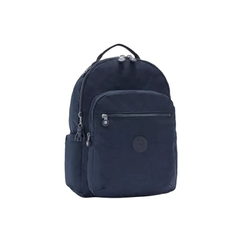 Kipling Nylon With Canvas Backpack Unisex Blue-1