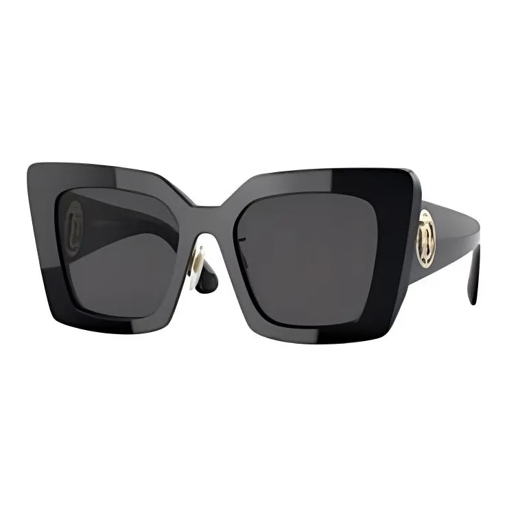 Burberry Subject To Official Website Rectangular Sunglasses Women's Black-0