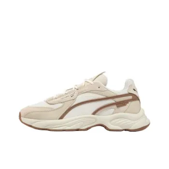 PUMA Rs Connect Anti Slip Wear Resistant Low Top Casual Shoes Unisex Ecru