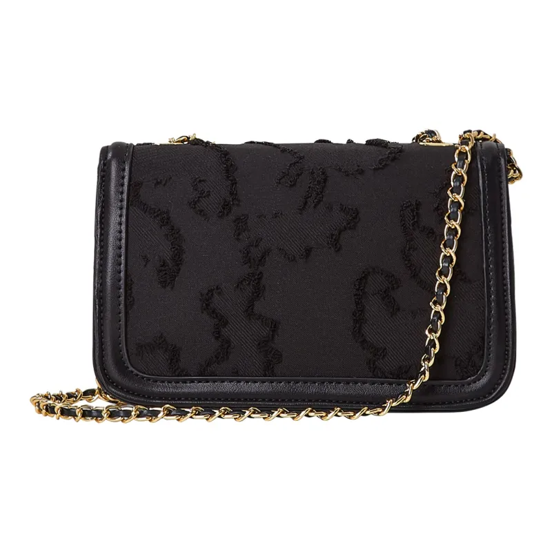 Miffy Fabric Shoulder Bag Crossbody Bag Women's White/Black-14
