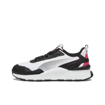PUMA RS 3.0 Cushioning, Slip Resistant, And Abrasion Resistant Low Top Casual Running Shoes Unisex White Black