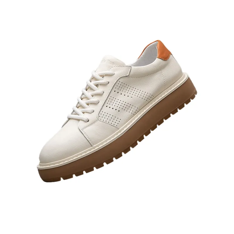 OCEANIA ROO Skateboard Shoes Men Low-Top White-2