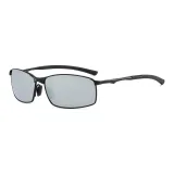 Black Frame Mirrored Lens