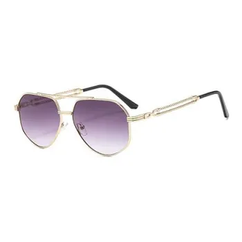 NOME Metal Irregular Shape Sunglasses Unisex