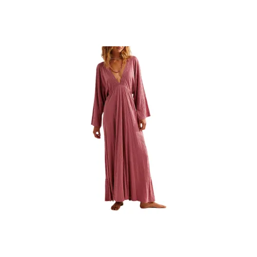 FREE PEOPLE Long-Sleeved Dresses Women's Smokey Wings/Smoky Wings