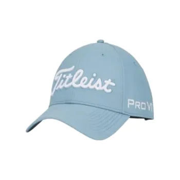 TITLEIST Polyester Elastane Baseball Caps Unisex Blue