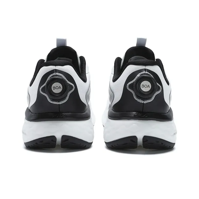 FILA BOA NUVOLE 2 Anti Slip And Wear Resistant Breathable Low Top Running Shoes Men's Outstanding White-2