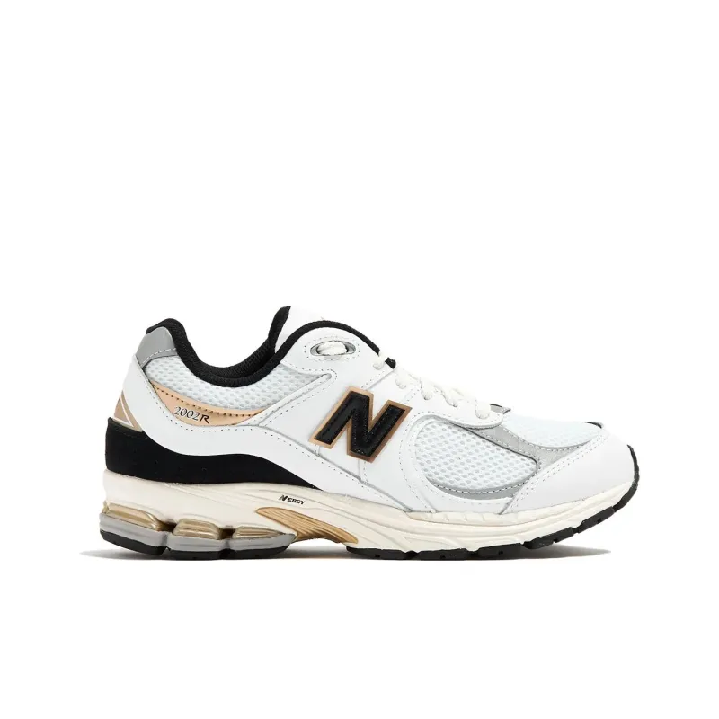 New Balance 2002R White Black Gold Metallic-1
