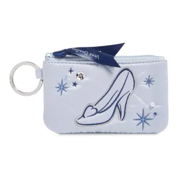 Disney Vera Bradley Collaboration Polyester Card Holder Women's Gray White