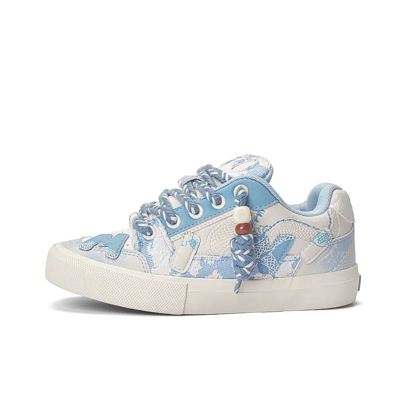 MINISO Low-Top Skateboard Shoes Unisex Marine Blue-1