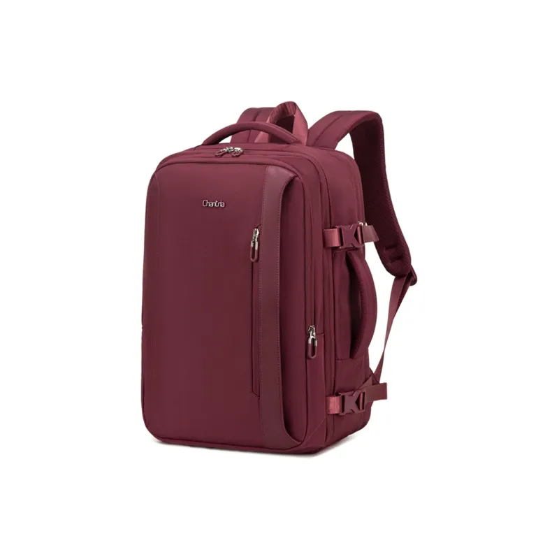 Chantria Fabric Backpack Large Size Women's Black/Khaki/Dusty Purple/Burgundy-4