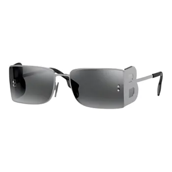 Burberry Subject To Official Website Square Sunglasses Unisex Gunmetal/Gray