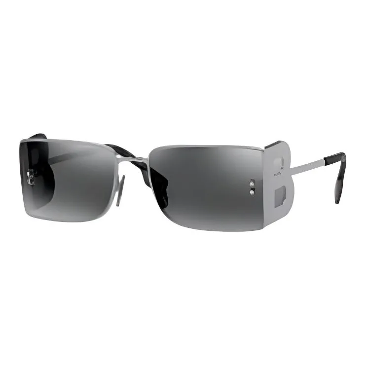 Burberry Subject To Official Website Square Sunglasses Unisex Gunmetal/Gray-0