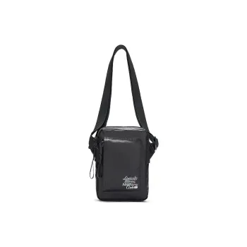 LACOSTE Polyester Crossbody Bag Shoulder Bag Regular Men's Black