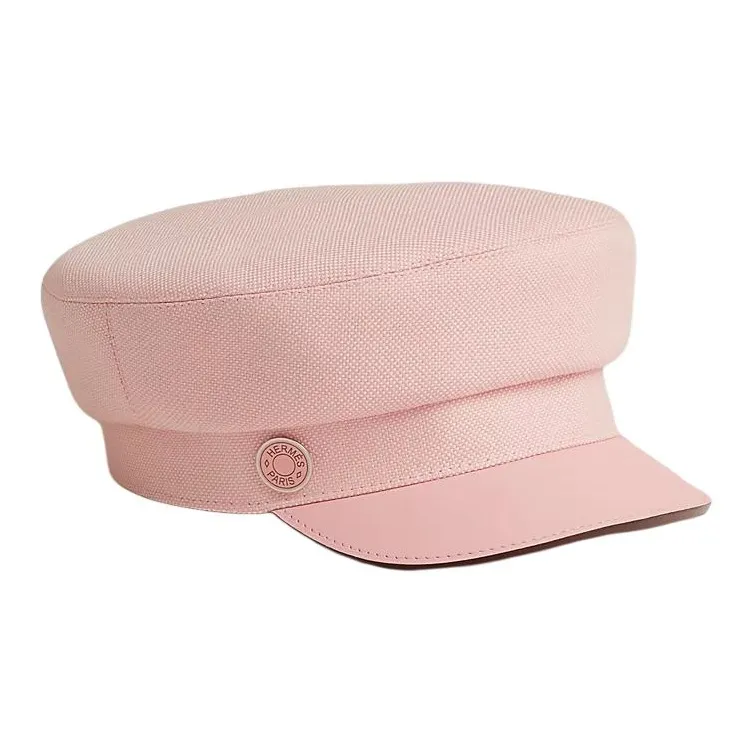 HERMES Cotton Berets Women's Pink-1