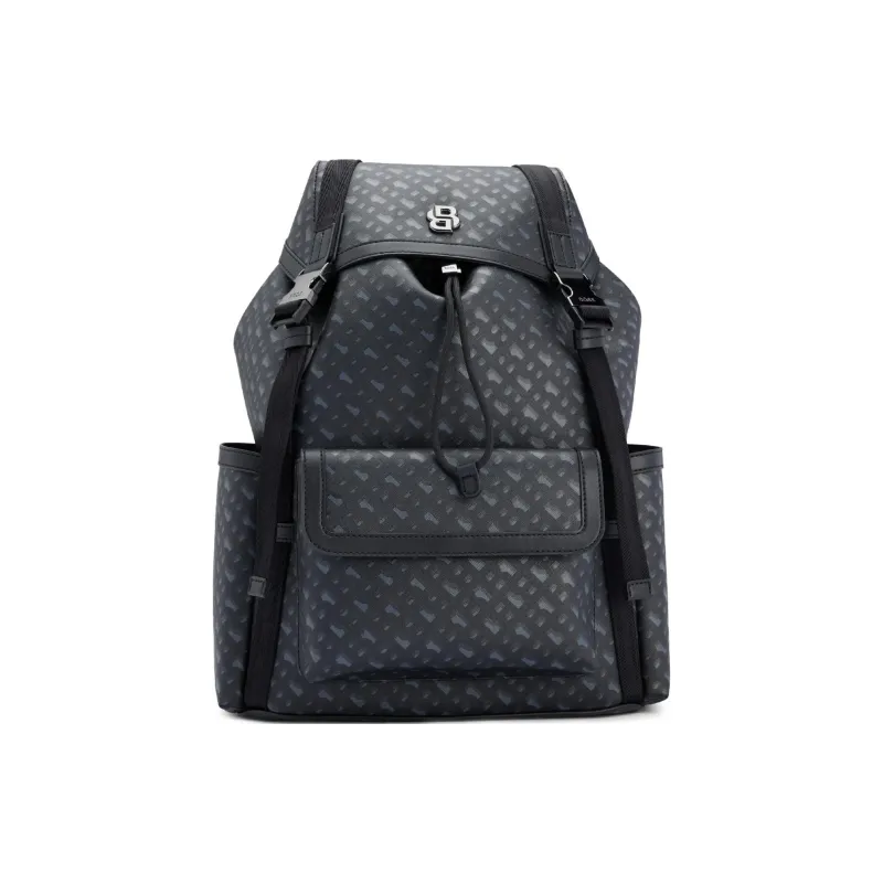 HUGO BOSS Fabric Backpack Men's Dark Gray-0