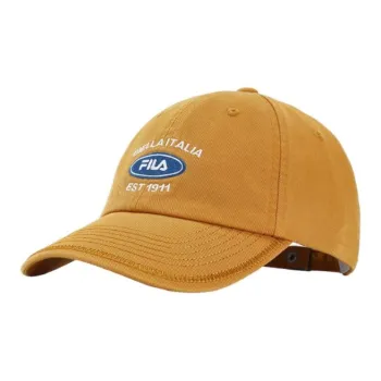 FILA Polyester, Cotton Baseball Caps Women's Spruce Yellow