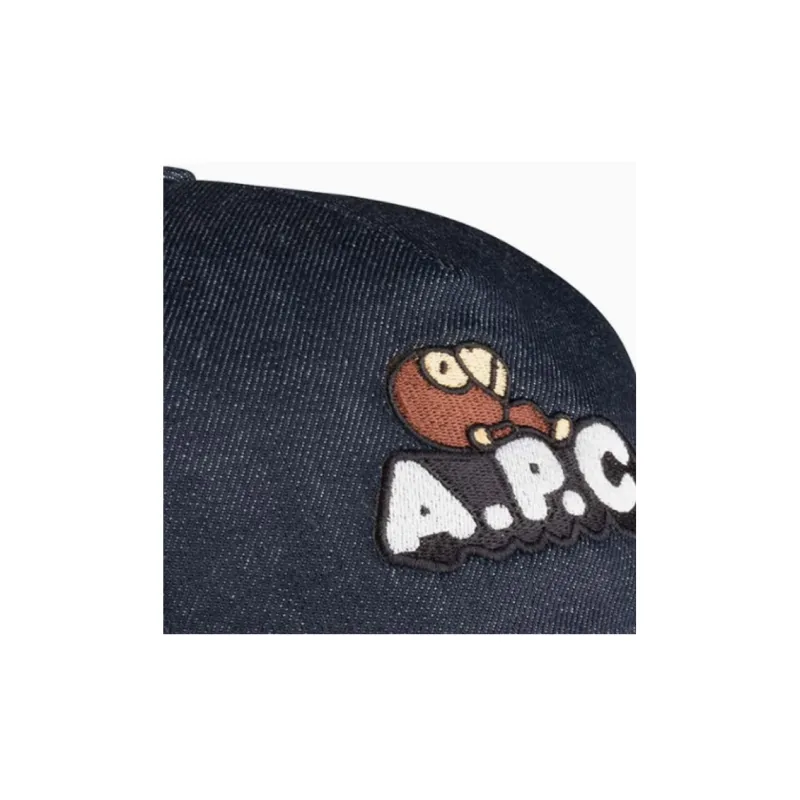 A.P.C X A.P.C. Milo On Apc Denim Cap-2