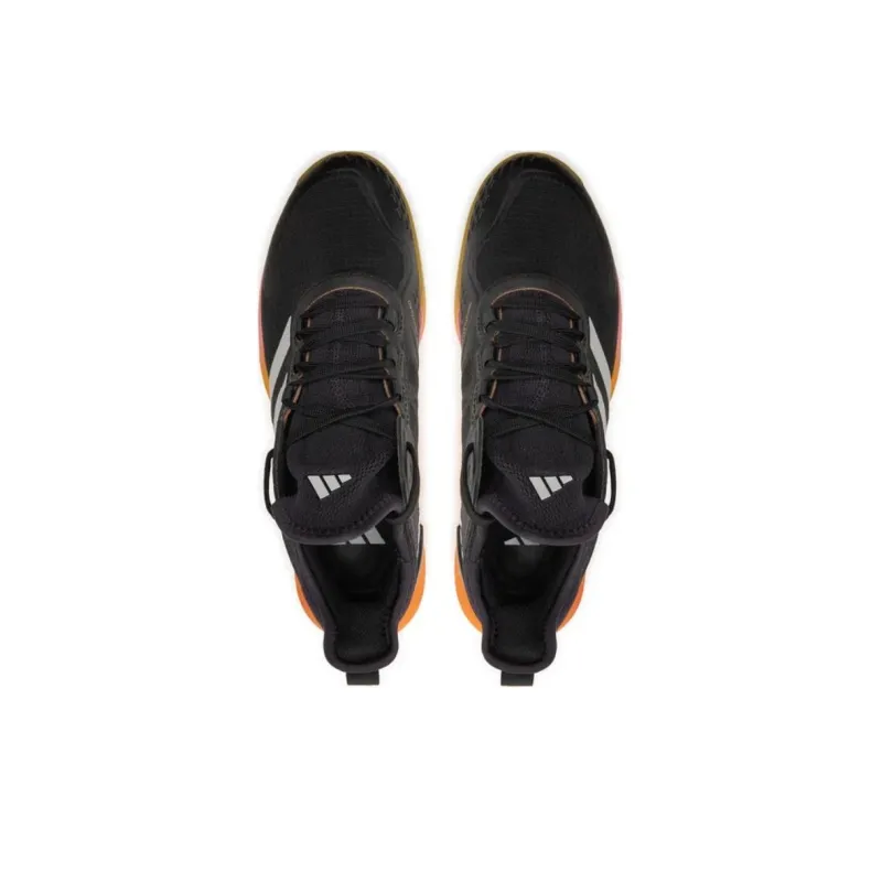 Adidas Adizero Ubersonic 4 Cushioned Slip Resistant Breathable Lightweight Low Top Tennis Shoes Men's Black White-4