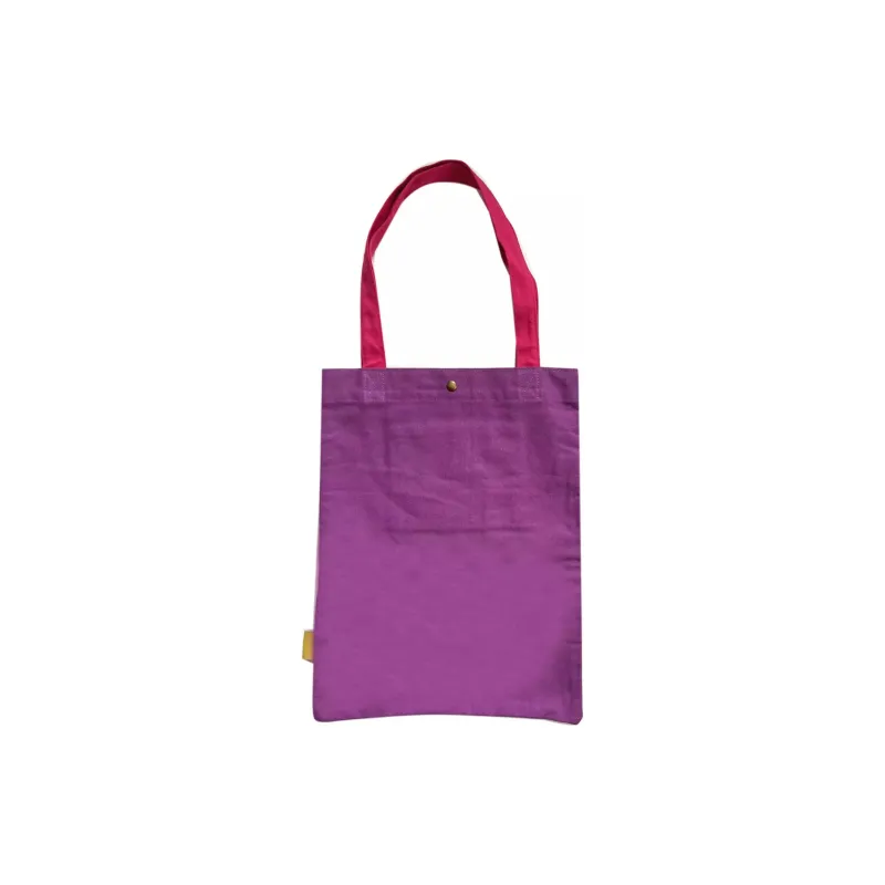 Disney X The Simpsons Cotton Handbag Unisex Purple-1