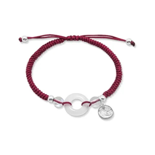 LUXLINE Natural Chalcedony Jade Bracelets Unisex