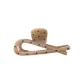 Milk Coffee Polka Dot Fish Crisscross Claw Clip