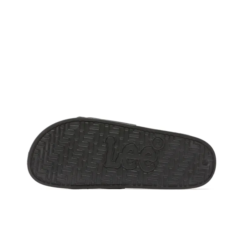 Lee Slide Slippers Men Black/White/Light Khaki/Green-4