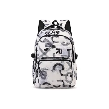 GEERDUN Nylon Backpack Unisex Gray/Black/Coffee/Blue