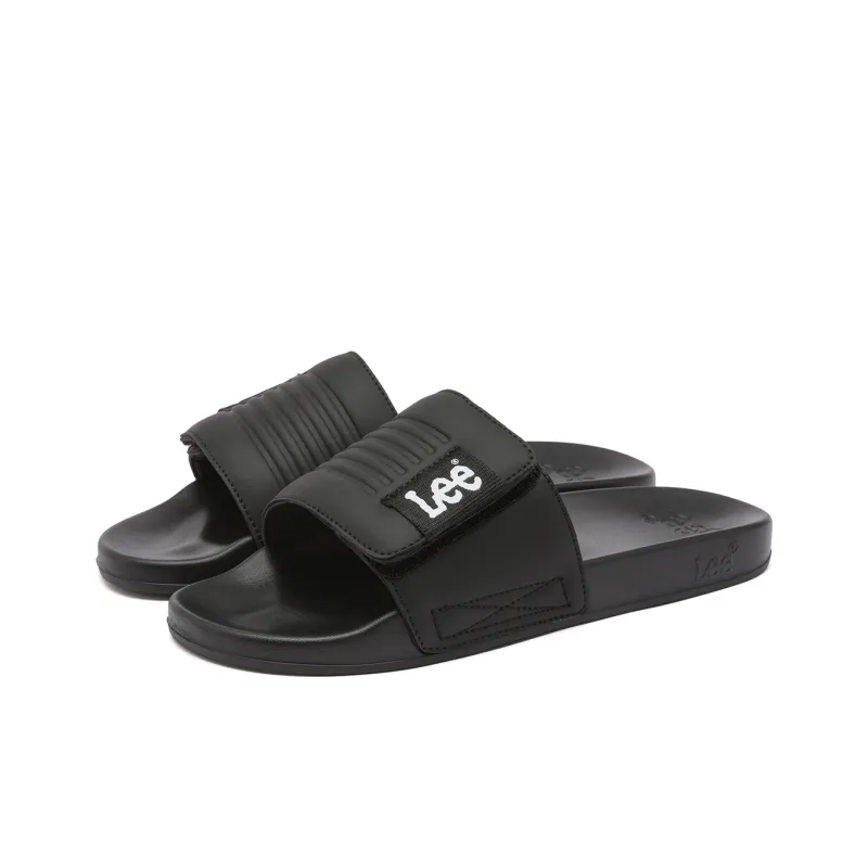 Lee Slide Slippers Men Black/White/Light Khaki/Green-1