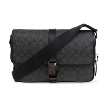 COACH Logo printed Flap Shoulder Bag