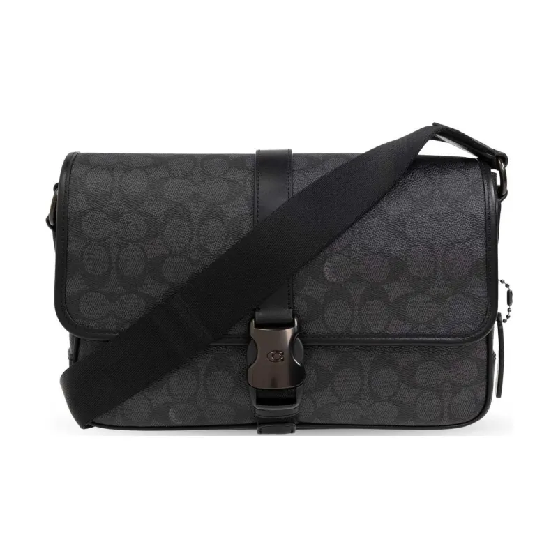 COACH Logo-printed Flap Shoulder Bag-0
