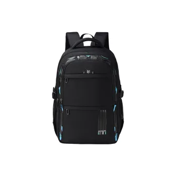 Yohji Kimura Oxford Backpack Regular Men's Navy Blue/Blue Black