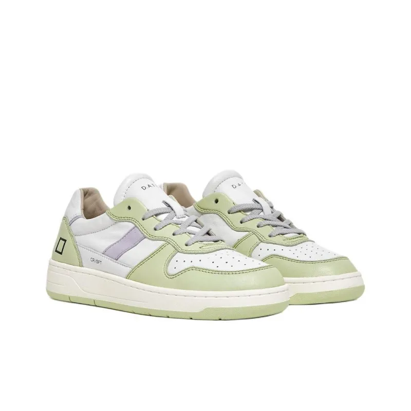 D.A.T.E Court Casual Shoes Women's Green-2