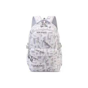GEERDUN Oxford Backpack Unisex Gray/Black/Green/Purple