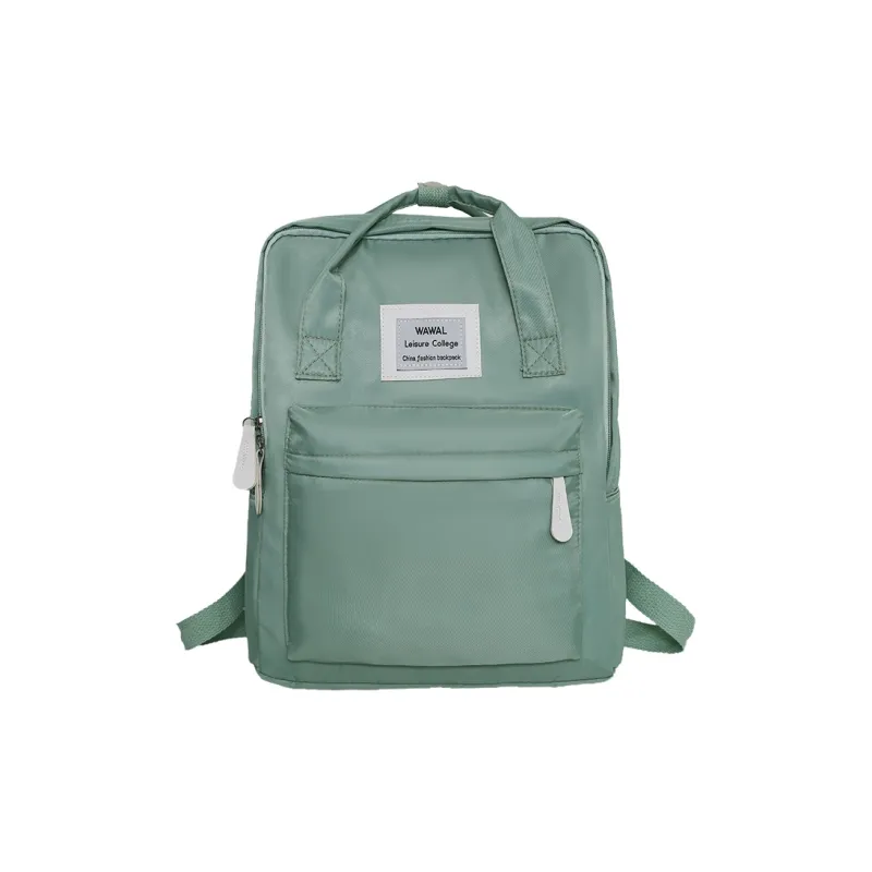 GEERDUN Nylon Backpack Regular Unisex Gray Pink/White Green/Black/Green/Pink-6