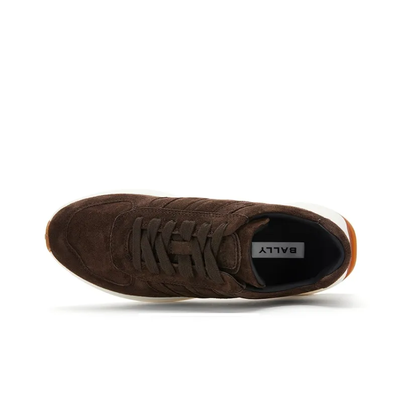 BALLY Low Top Casual Shoes Men's Brown-5