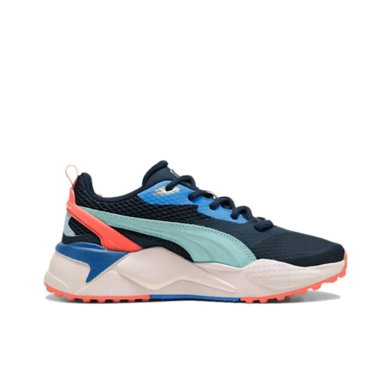 PUMA GS X Efekt Cushioned Slip Resistant Low Top Golf Shoes Women's Black Blue-1