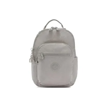 Kipling Polyamide Backpack Small Size Unisex Gray