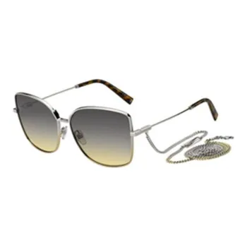 GIVENCHY Subject To Official Website Irregular Shape Sunglasses Unisex Silver