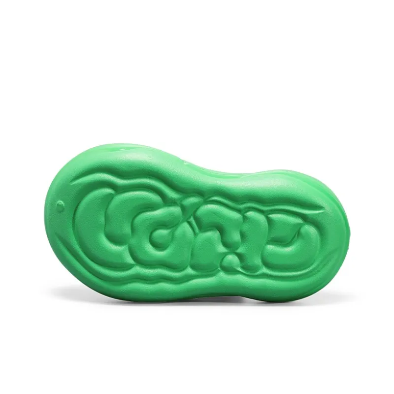 CN Slip Resistant Odor Resistant Abrasion Resistant Slide Slippers Unisex Dark Blue Green-4