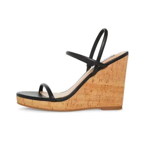 STEVE MADDEN Strap Sandals 10.4cm Women's Black