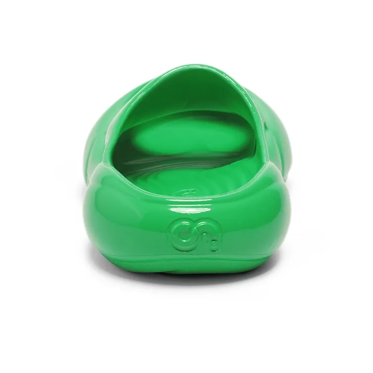 CN Slip Resistant Odor Resistant Abrasion Resistant Slide Slippers Unisex Dark Blue Green-3