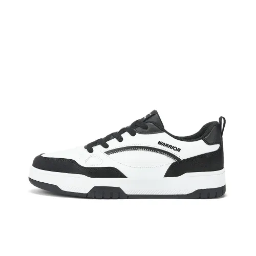 Warrior Comfortable Versatile Trendy Casual Anti-Slip And Wear-Resistant Low-Top Skateboard From shoes Men's White Black