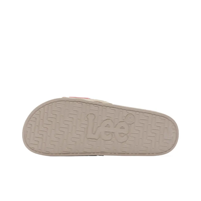 Lee Slide Slippers Men Black/White/Light Khaki/Green-14