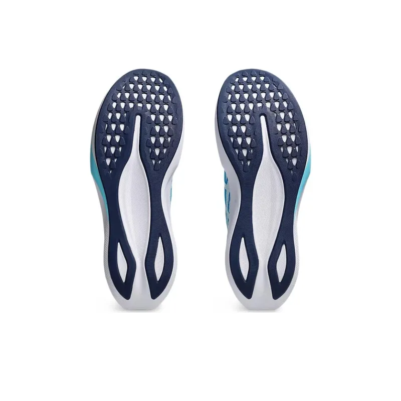 Asics HYPER SPEED 4 Cushioning Slip Resistant Low Top Running Shoes Men's Blue White-4