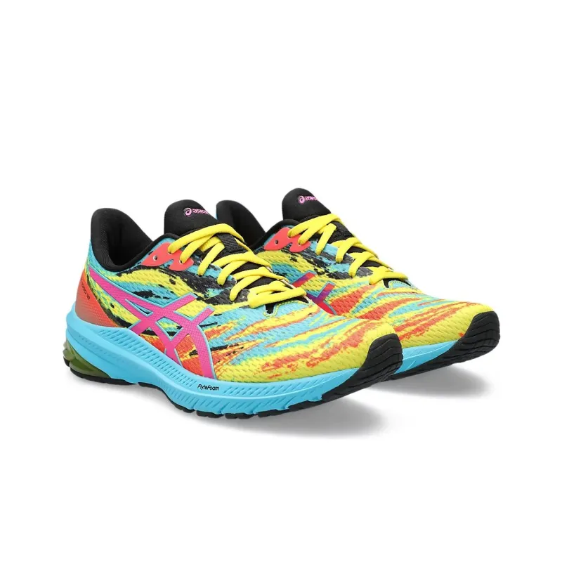 Asics GT 1000 12 Vibrant Yellow Hot Pink Women's-2