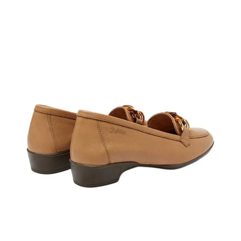 24hrs Loafers 4cm Women's Light Brown-4
