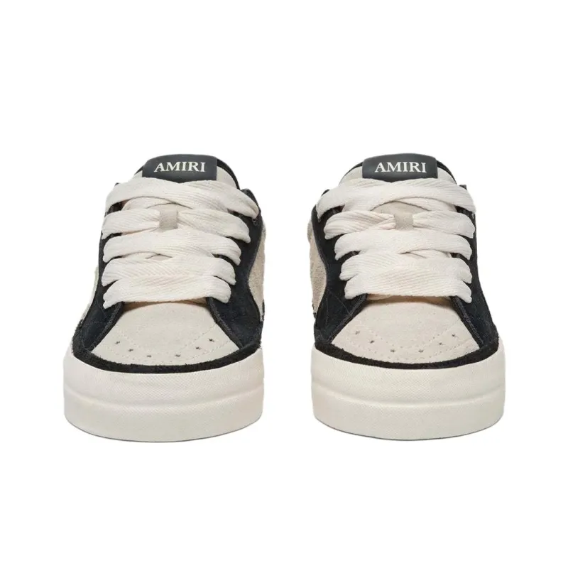 AMIRI Low Top Skateboard Shoes Men's Black-4