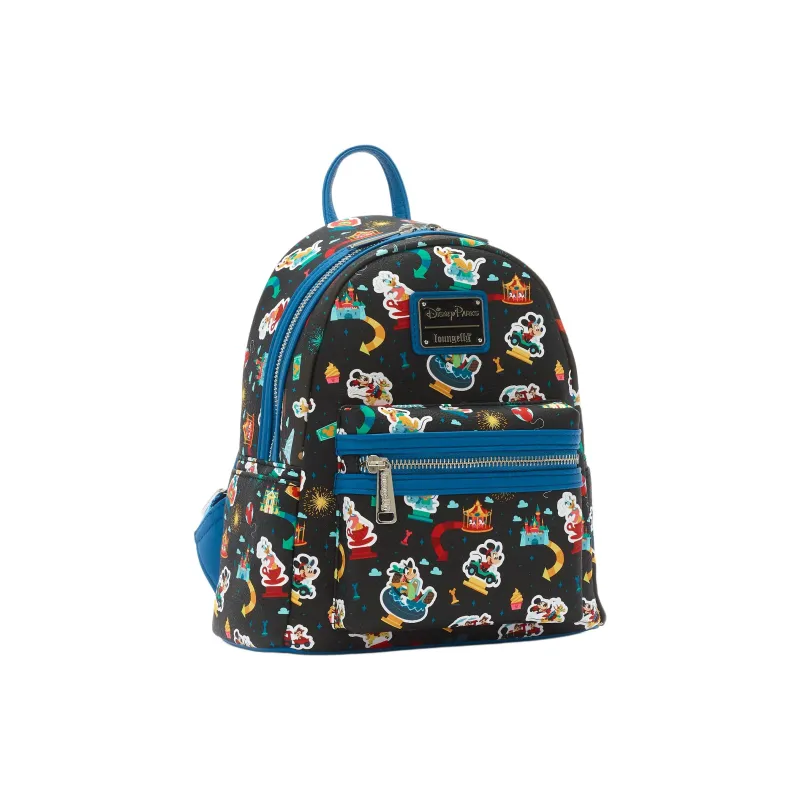 Disney Polyurethane Backpack Mini Women's Black-0